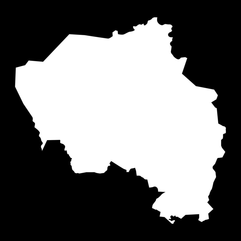 Goh Djiboua district map, administrative division of Ivory Coast. illustration. vector