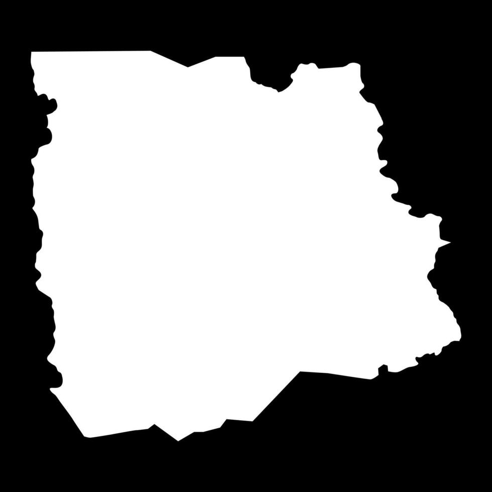 Sassandra Marahoue district map, administrative division of Ivory Coast. illustration. vector