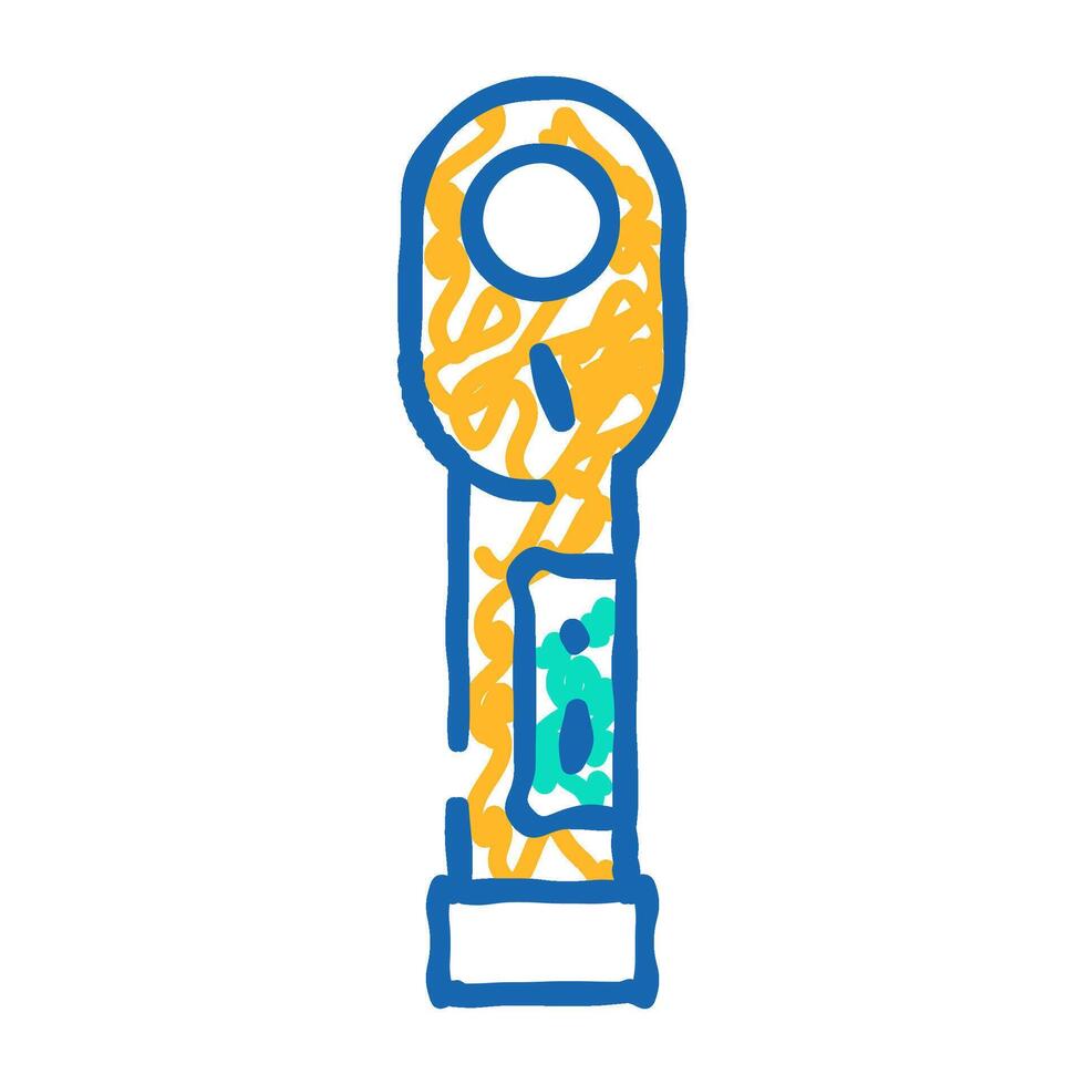 torque wrench icon doodle illustration vector