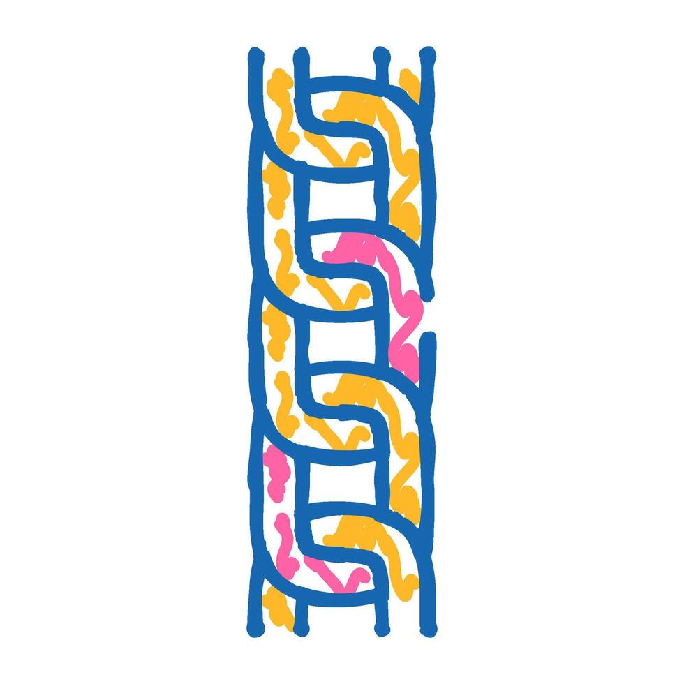 cable chain icon doodle illustration vector