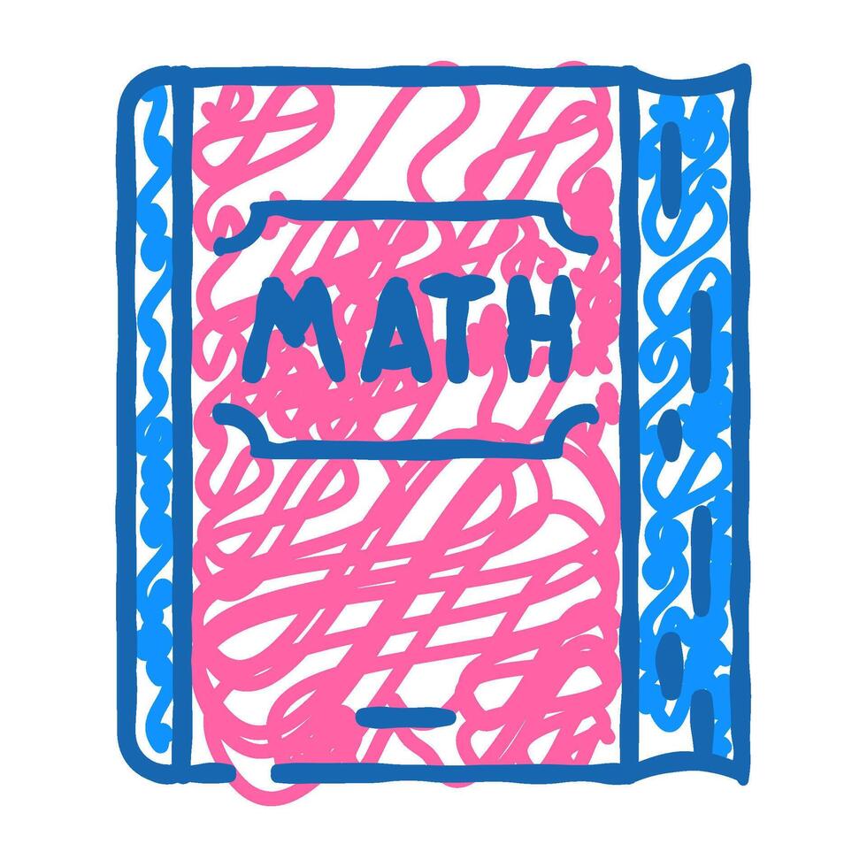 book math science education icon doodle illustration vector