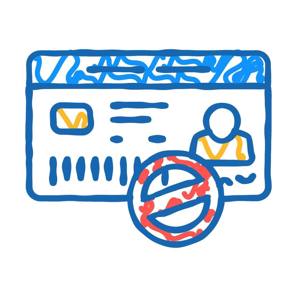 chat delete icon doodle illustration vector