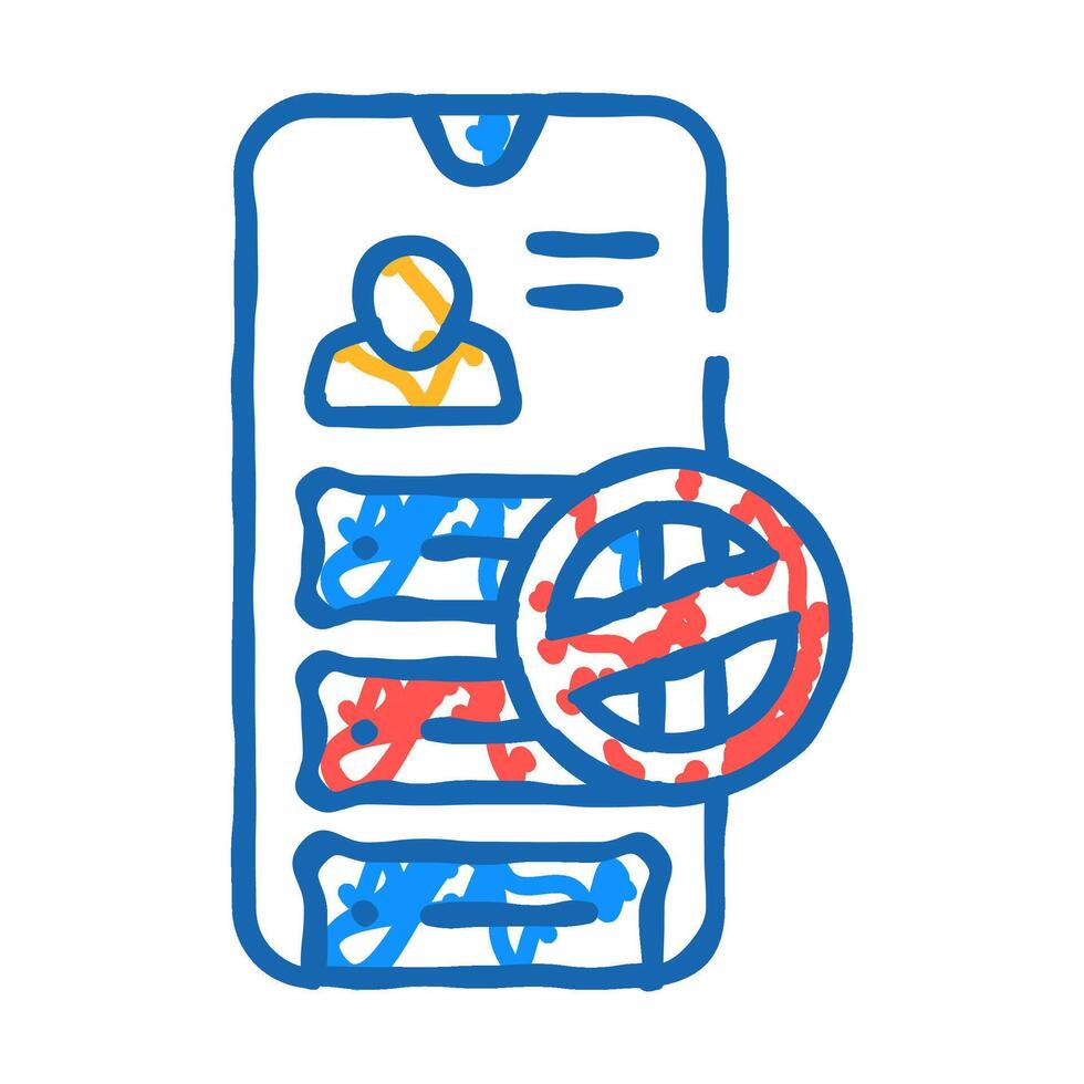 file deny icon doodle illustration vector