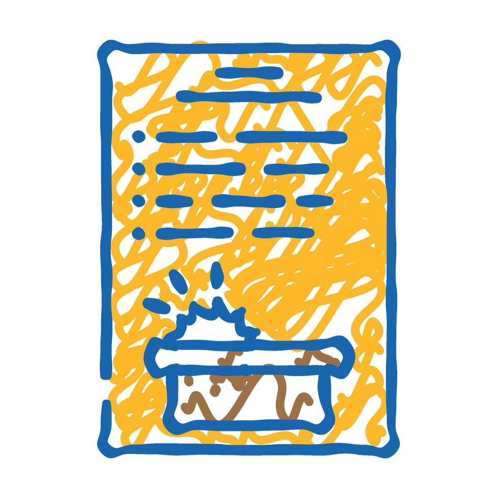 safety procedures tool work icon doodle illustration vector