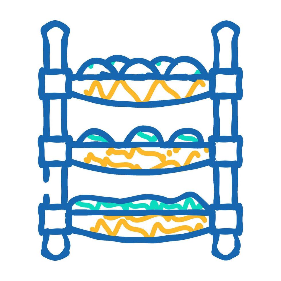 vertical farming environmental icon doodle illustration vector