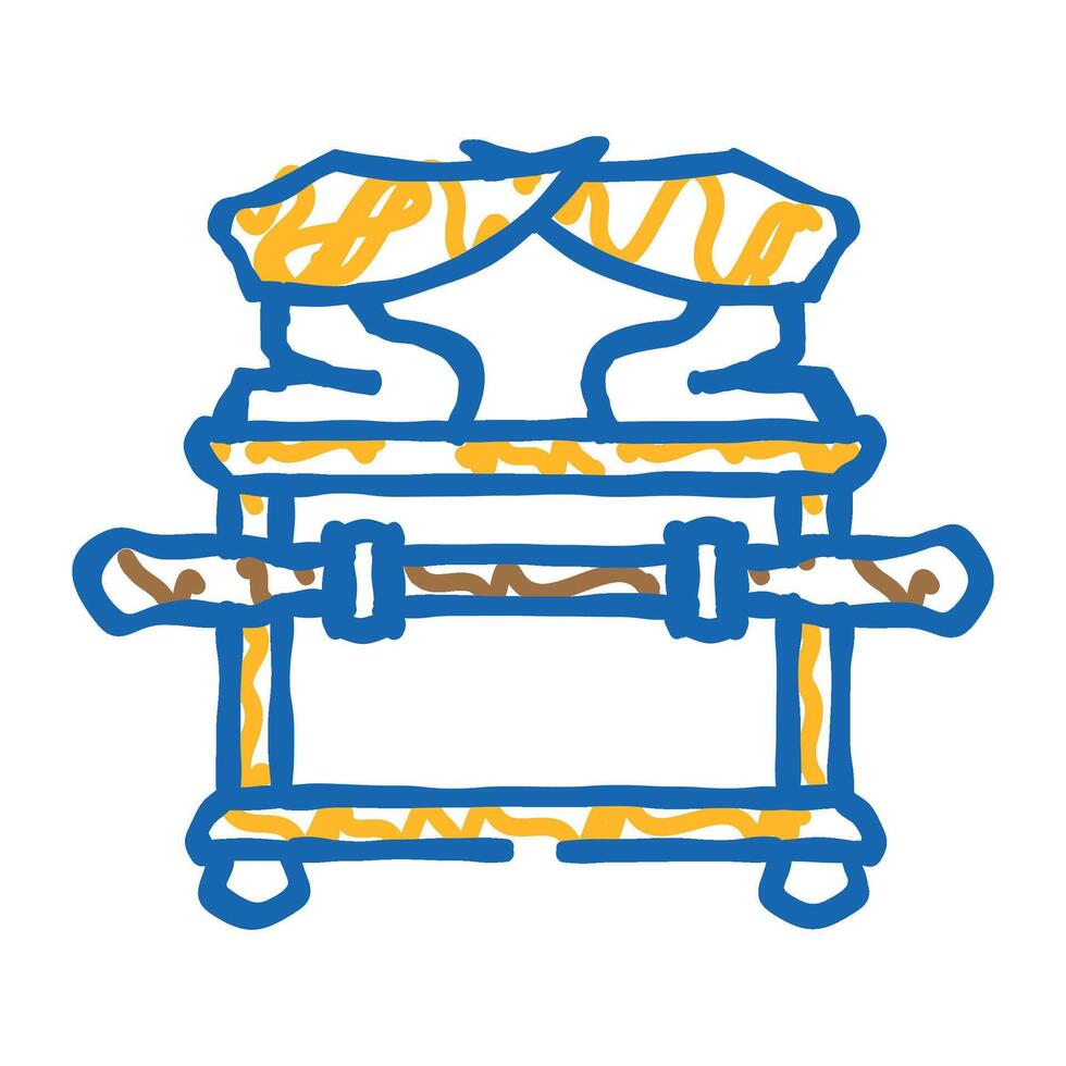 ark of the covenant icon doodle illustration vector