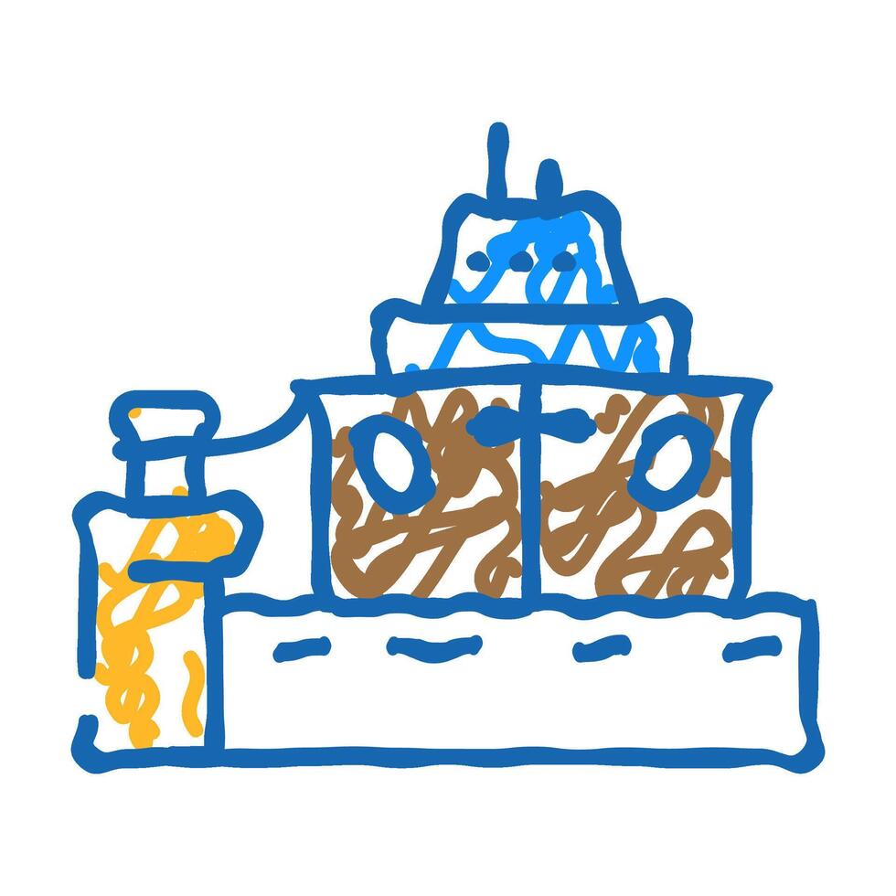 ship mooring marine icon doodle illustration vector