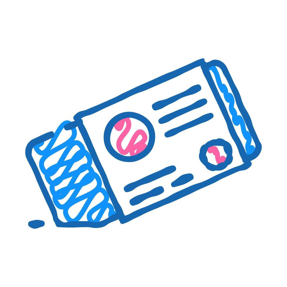 drafting eraser architectural drafter icon doodle illustration vector
