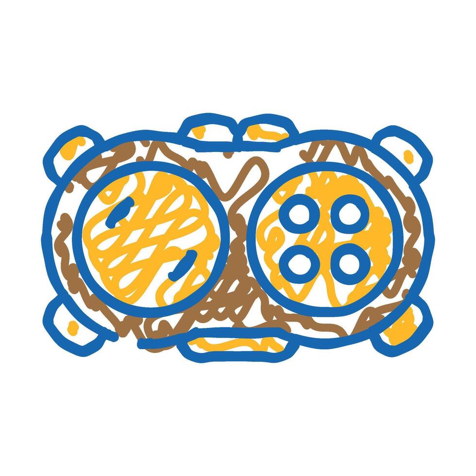 fidget pad fidget toy icon doodle illustration vector