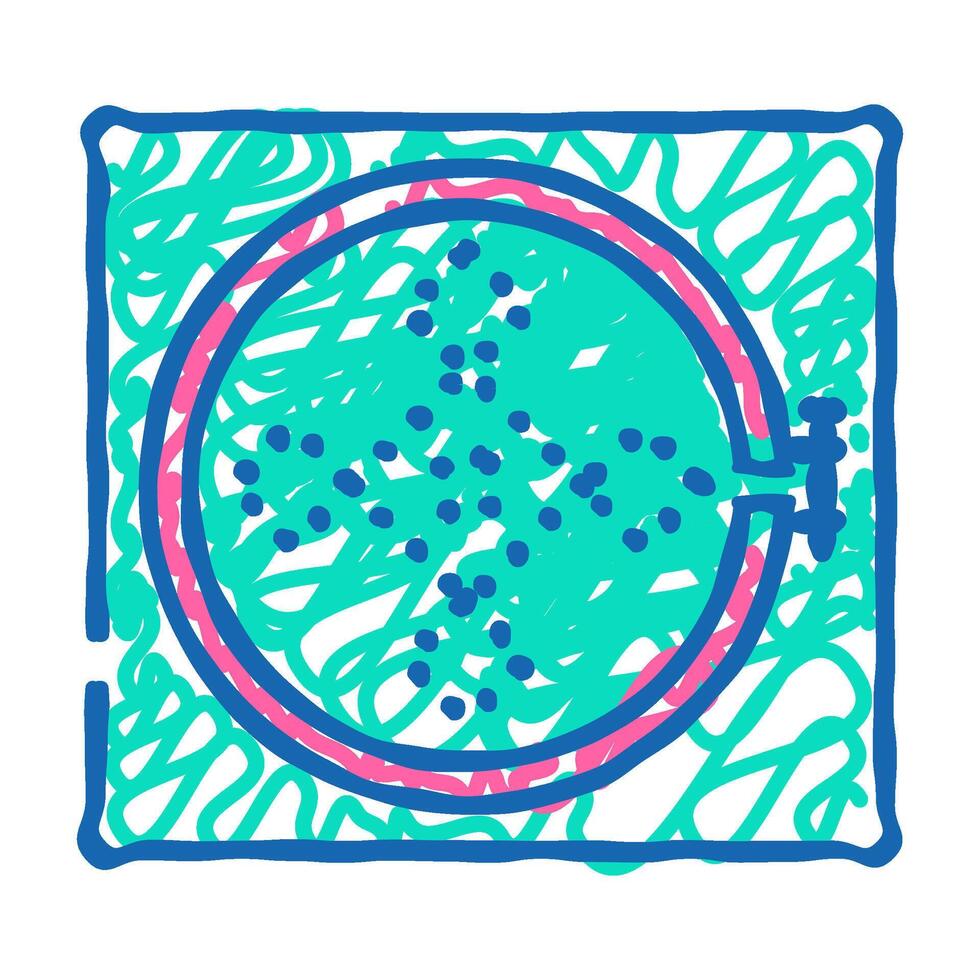 cross stitch pattern embroidery hobby icon doodle illustration vector