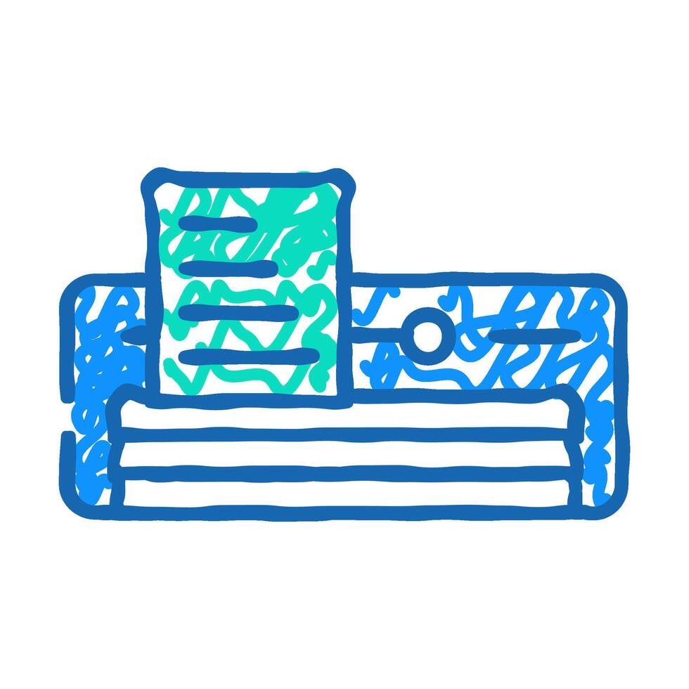 hvac energy efficient icon doodle illustration vector