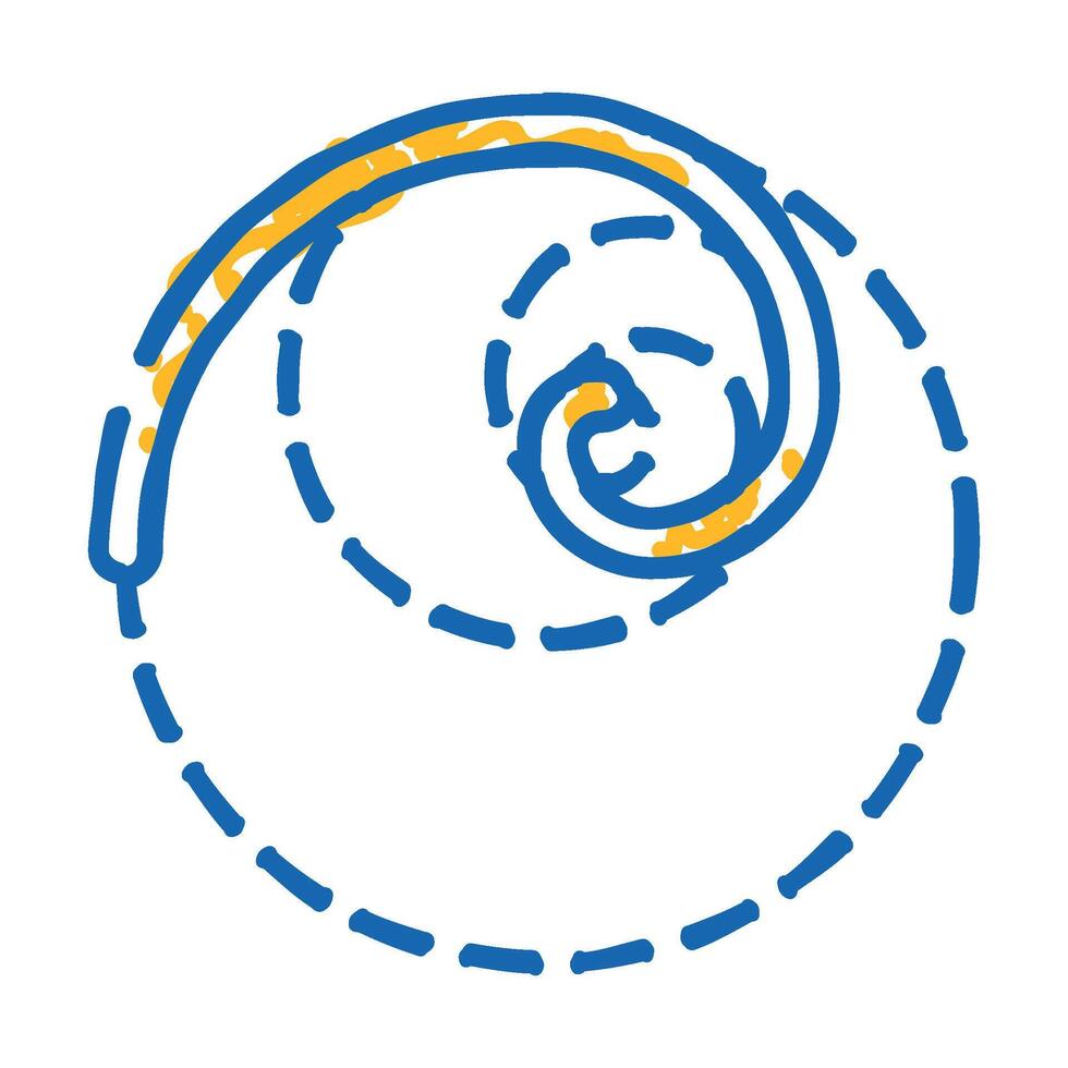 golden ratio ux ui design icon doodle illustration vector