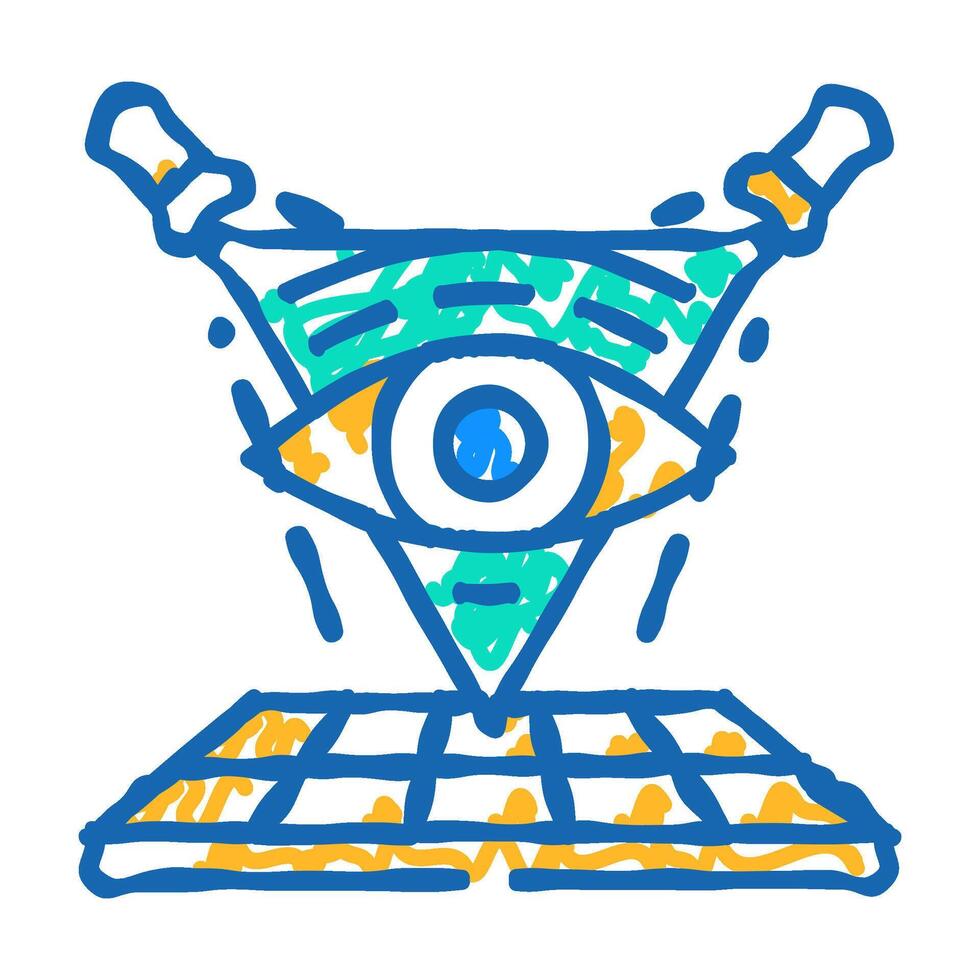 jazz disco party icon doodle illustration vector