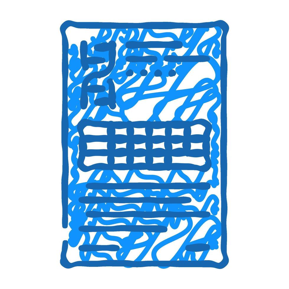 researching topics technical writer icon doodle illustration vector