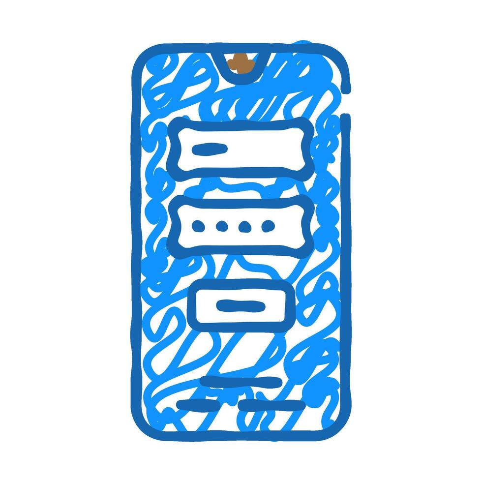 affordance ux ui design icon doodle illustration vector