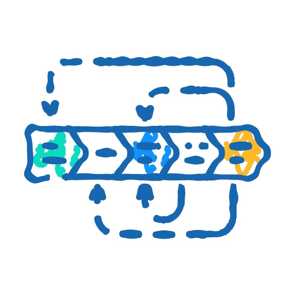 prototyping phase analyst icon doodle illustration vector