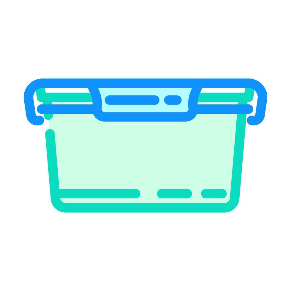 container plastic package color icon illustration vector