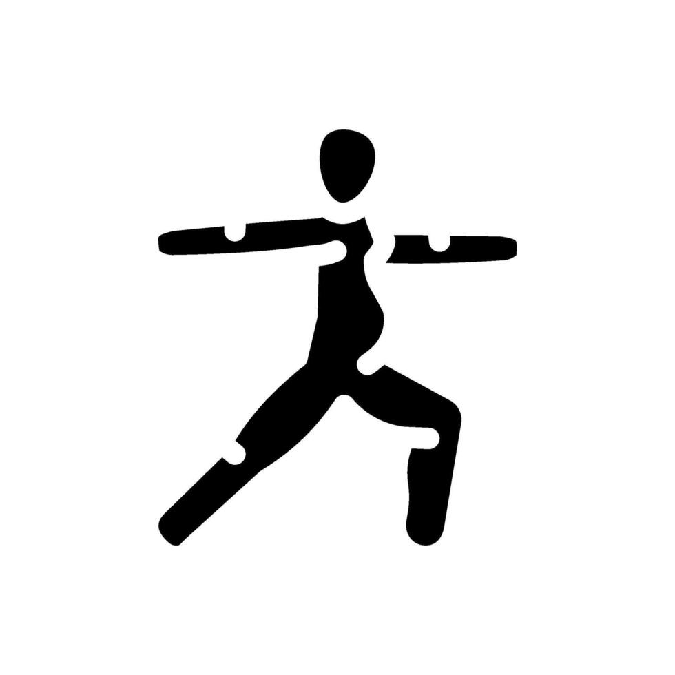 prenatal yoga pregnant fitness glyph icon illustration vector
