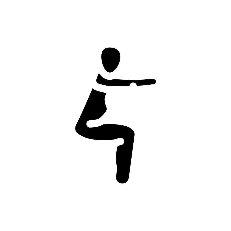 squats pregnant fitness glyph icon illustration vector