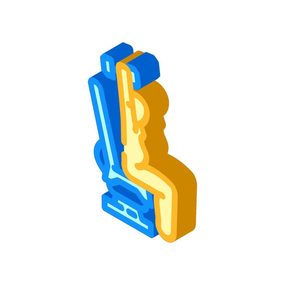 shoulder press dumbbells pregnant fitness isometric icon illustration vector