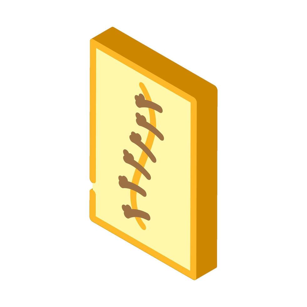 incision surgery isometric icon illustration vector