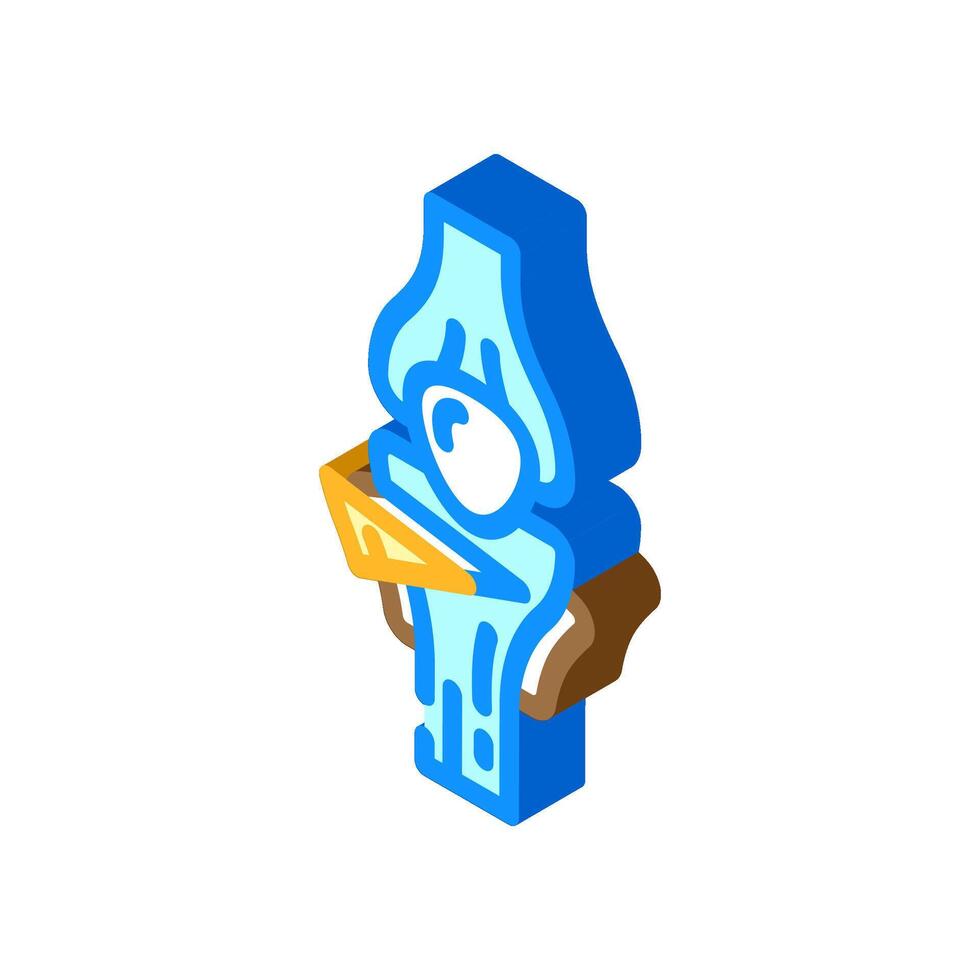 osteotomy surgery isometric icon illustration vector
