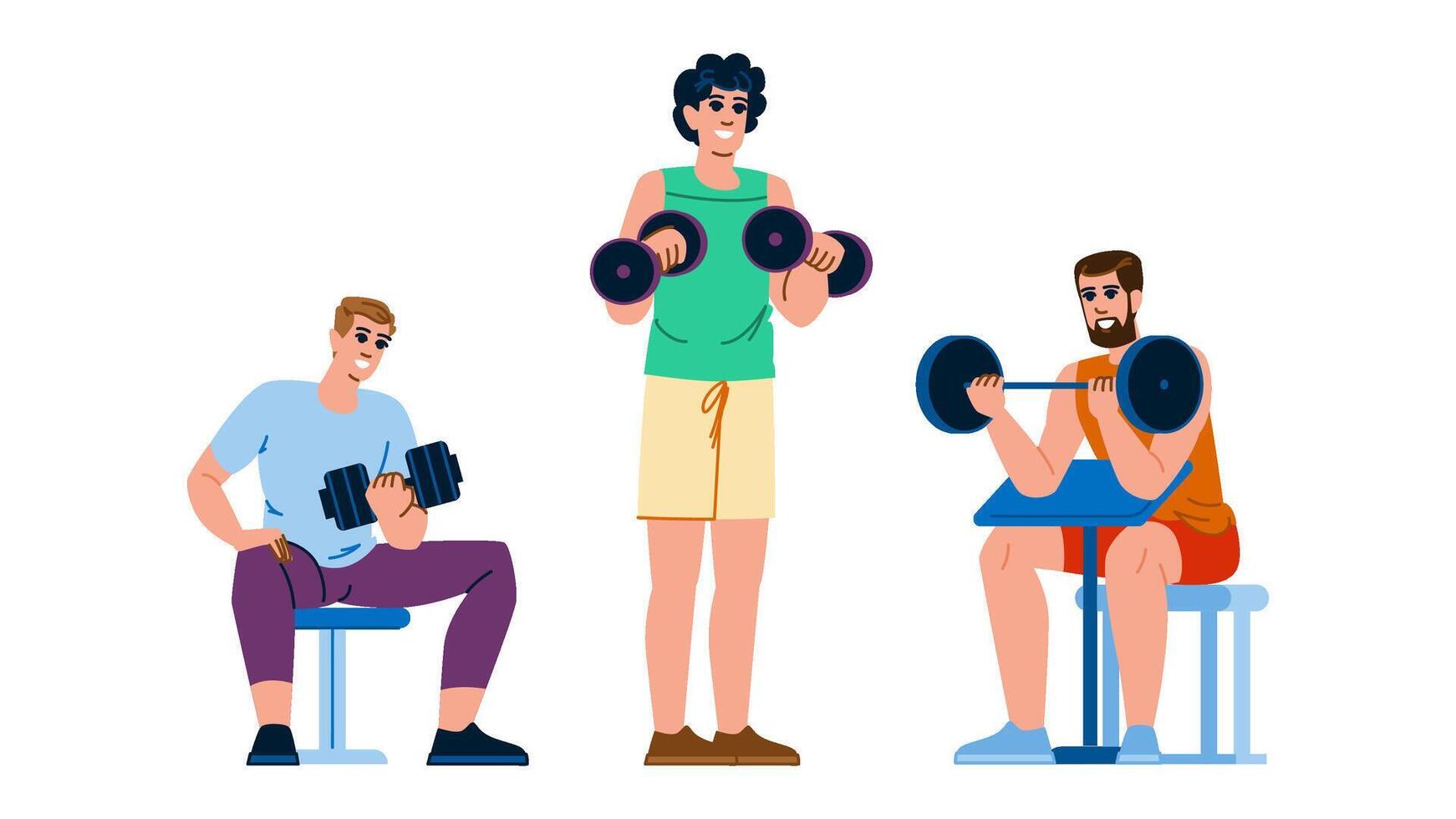 dip fitness exercises arm vector