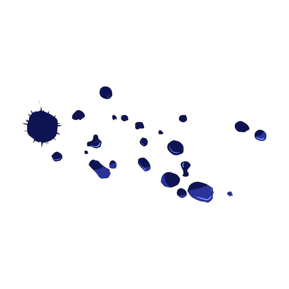 stroke ballpoint pen splatter cartoon illustration vector