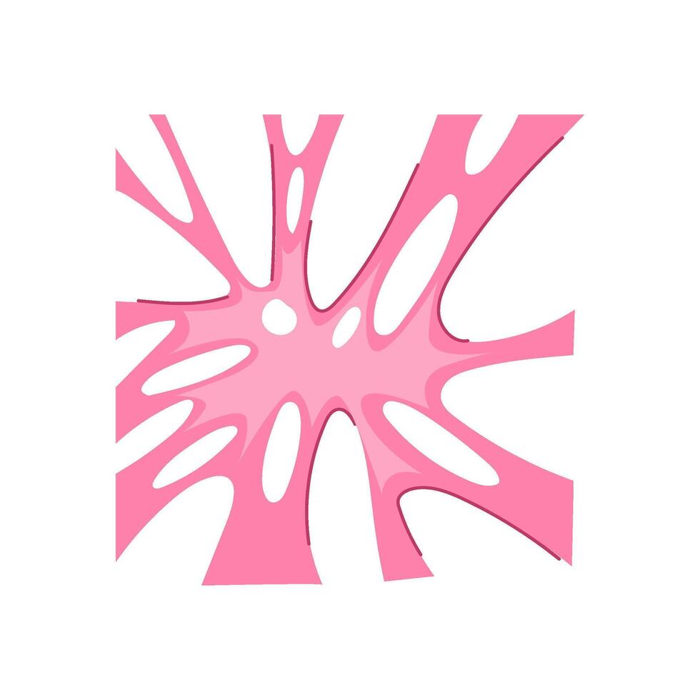 chew bubblegum cartoon illustration vector