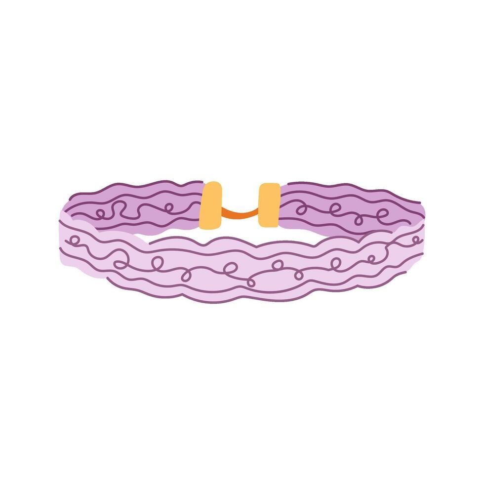 accessories chokers for women cartoon illustration vector