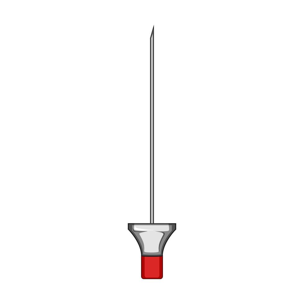 procedure epidural needle cartoon illustration vector