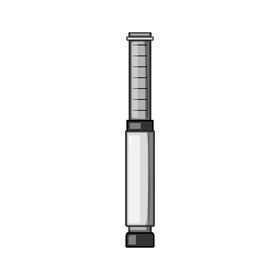 needle insulin pen cartoon illustration vector