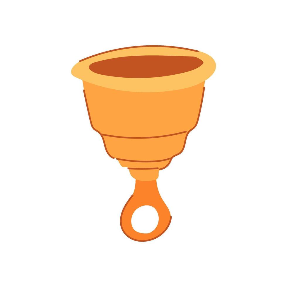 protection menstrual cup cartoon illustration vector
