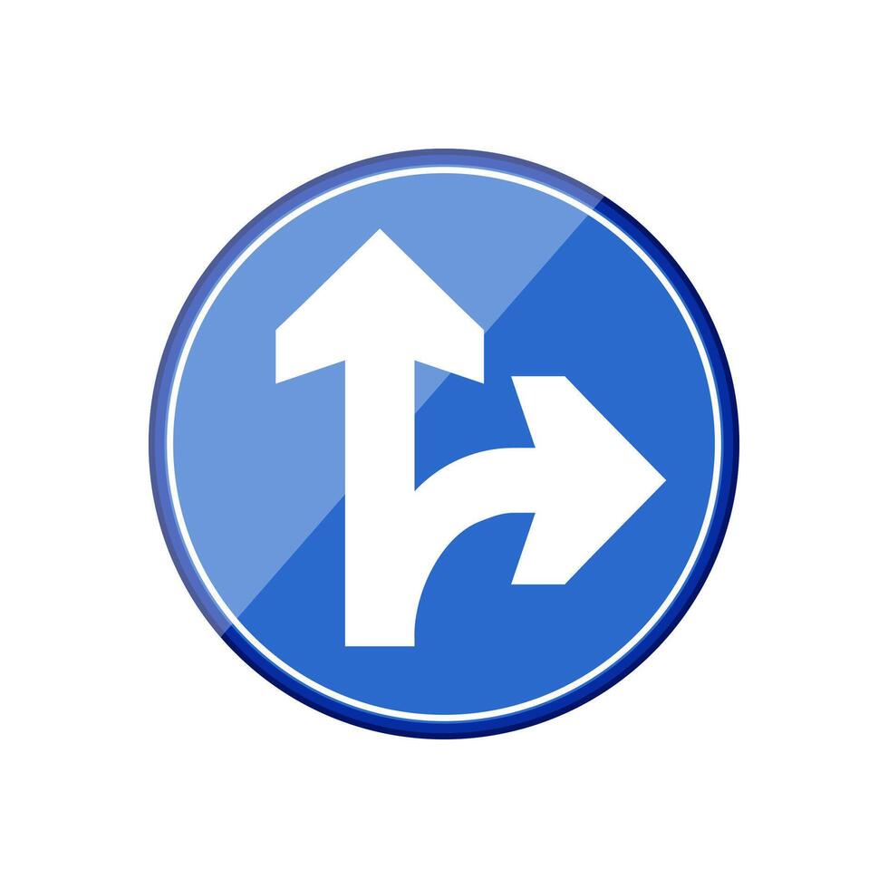 highway road sign cartoon illustration vector