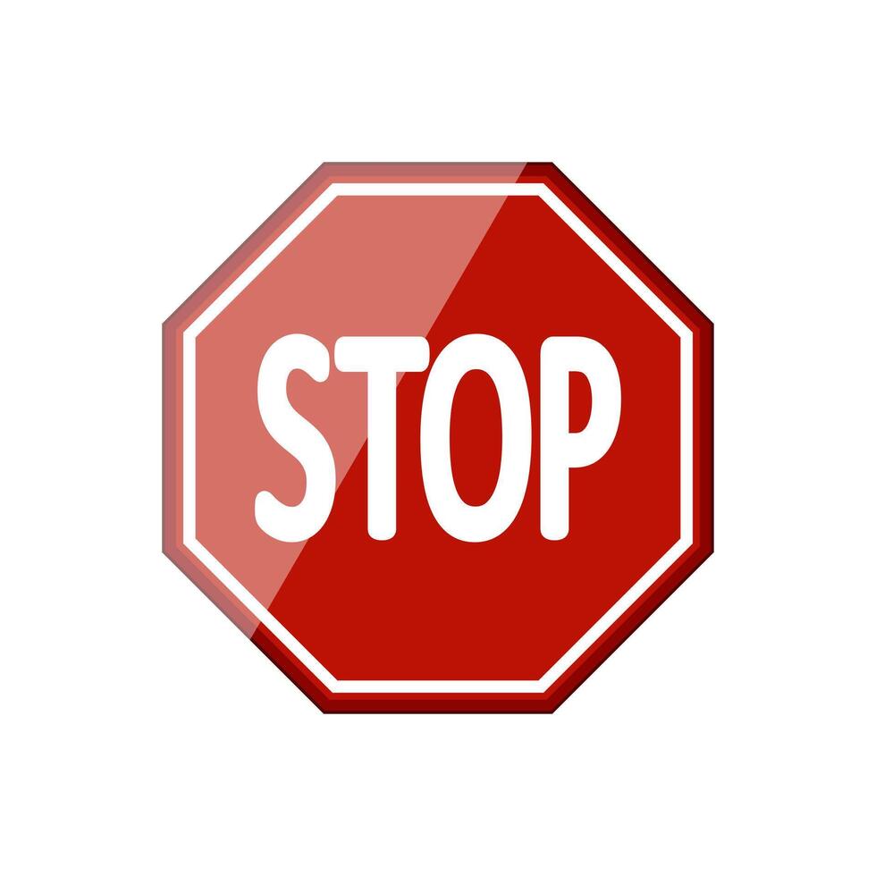 yield road sign cartoon illustration vector