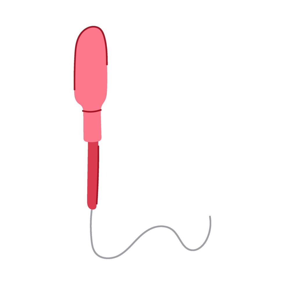 comfort tampon cartoon illustration vector