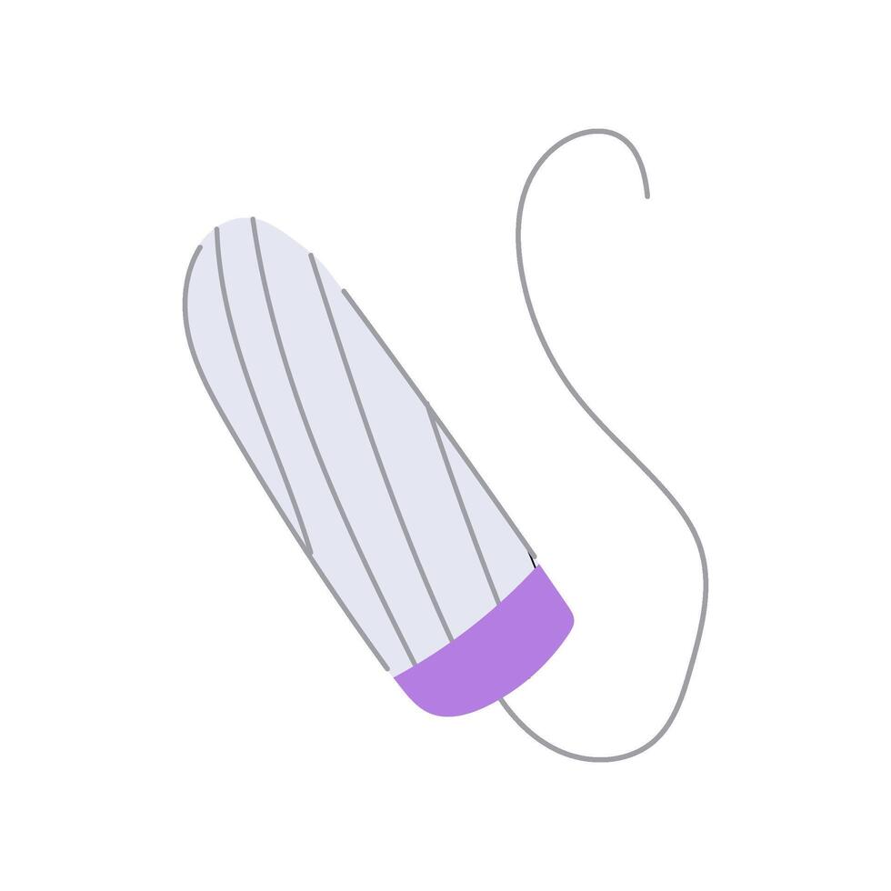 flow tampon cartoon illustration vector