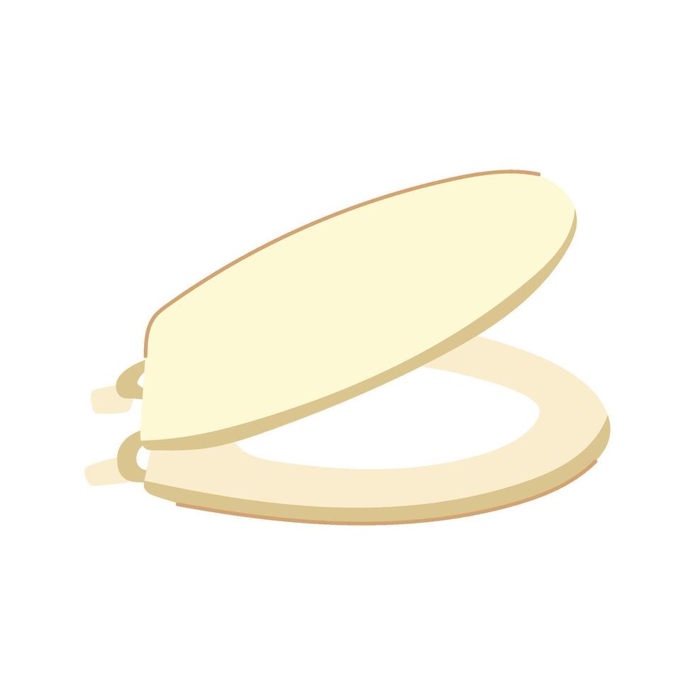 bathroom toilet seat cartoon illustration vector