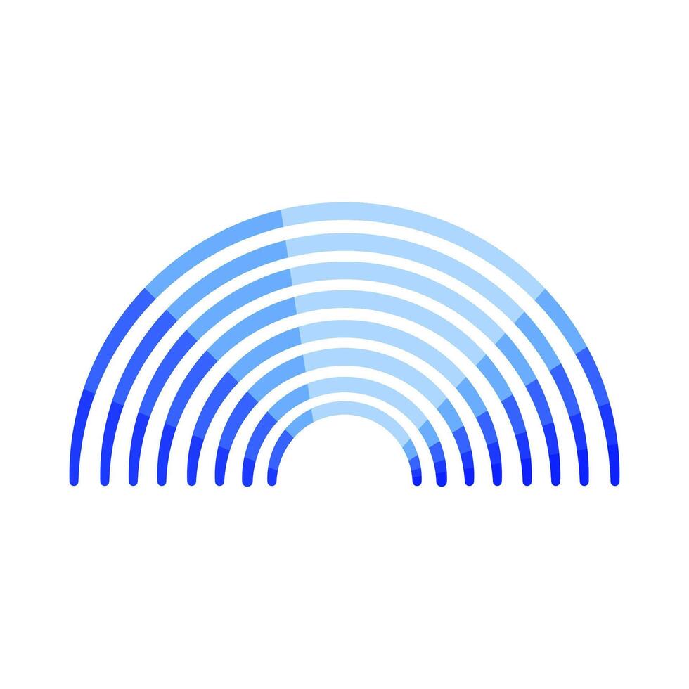 amplitude wireless signal wave cartoon illustration vector