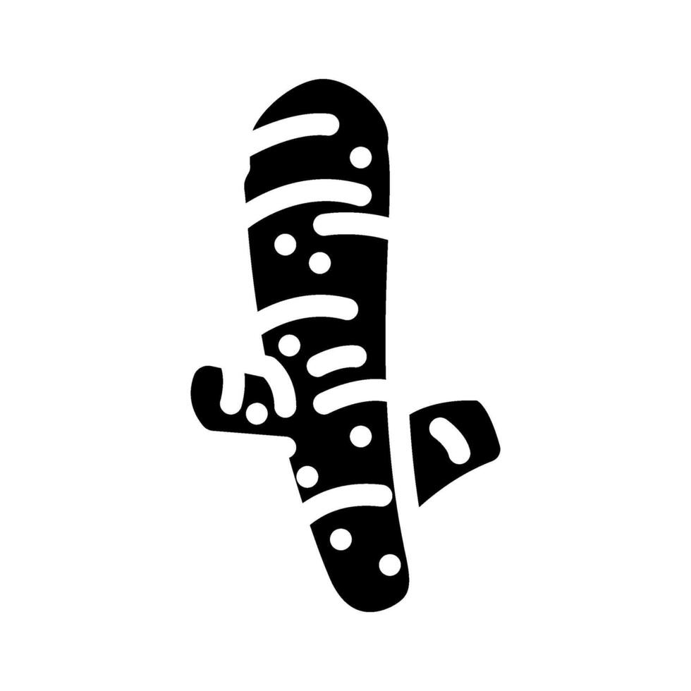 turmeric root ayurvedic herb glyph icon illustration vector