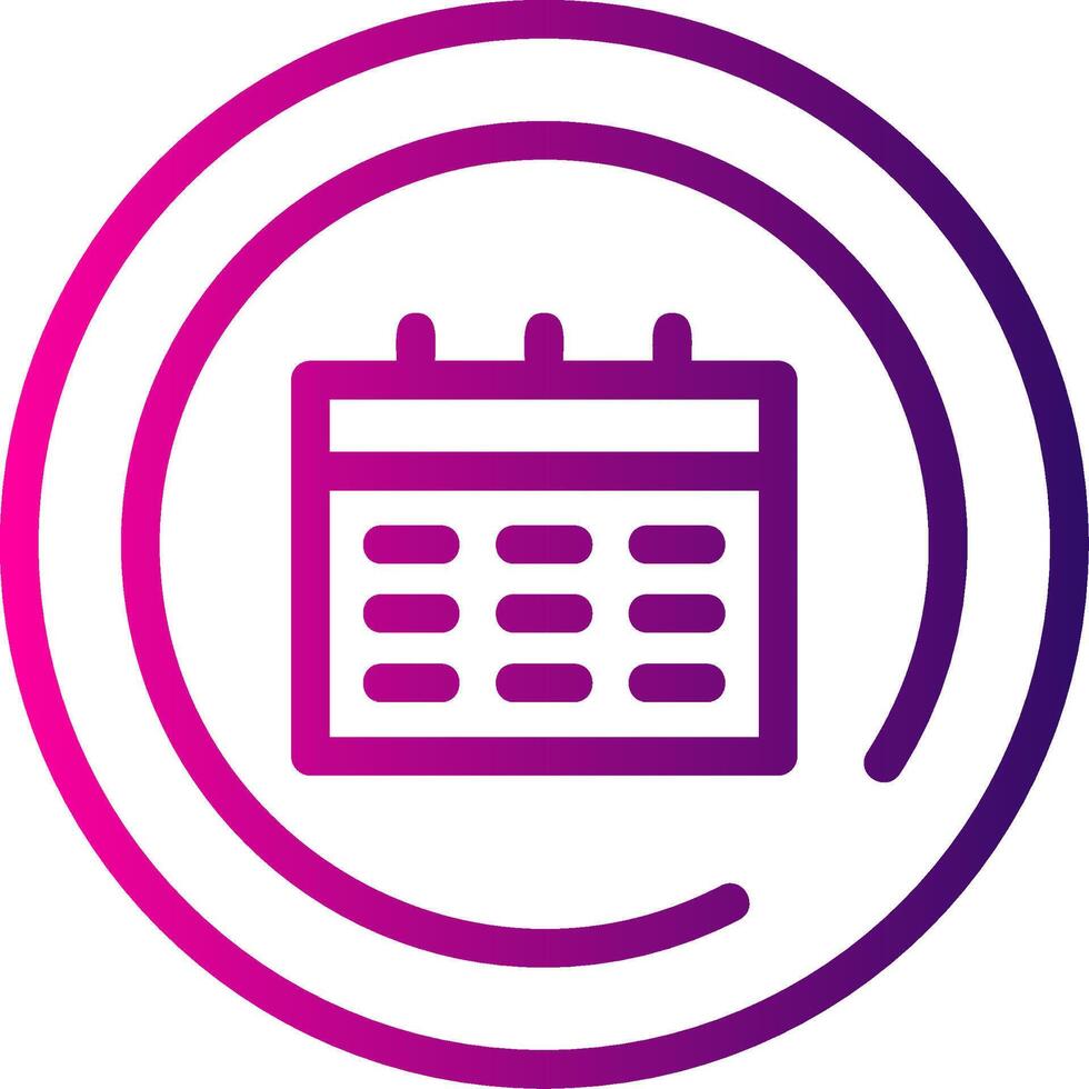 Events Line Gradient vector