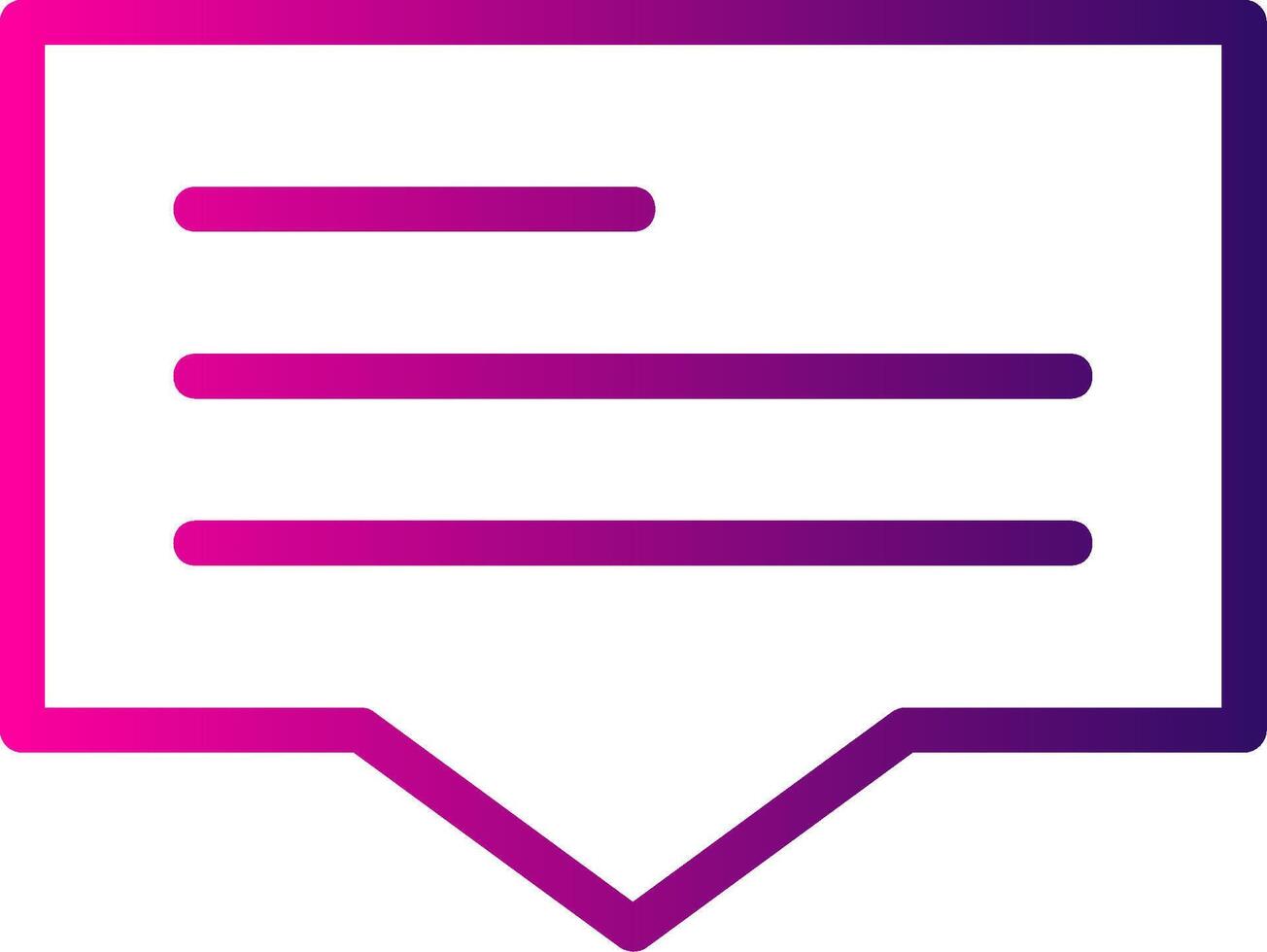 Comment Line Gradient vector