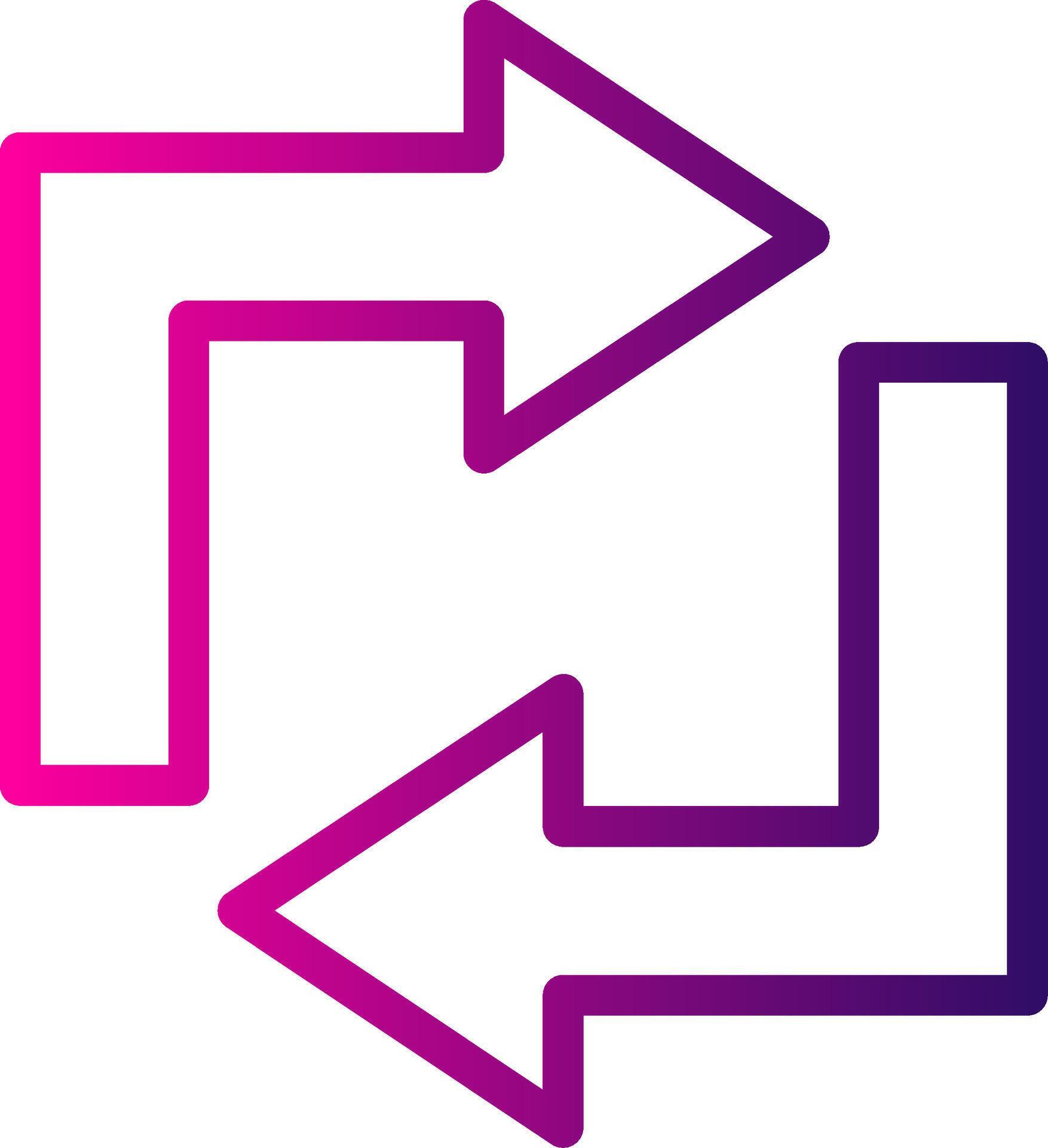 Refresh Line Gradient 49846921 Vector Art at Vecteezy