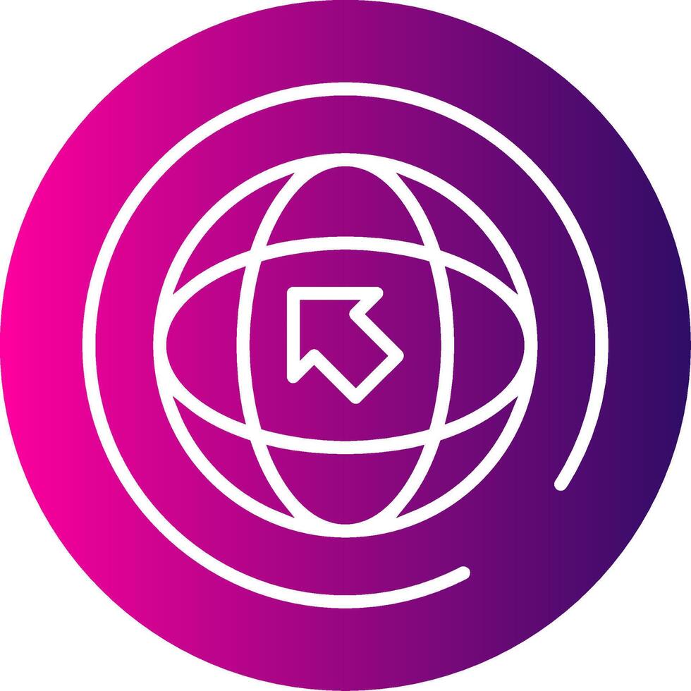 Sign Up Glyph Gradient vector