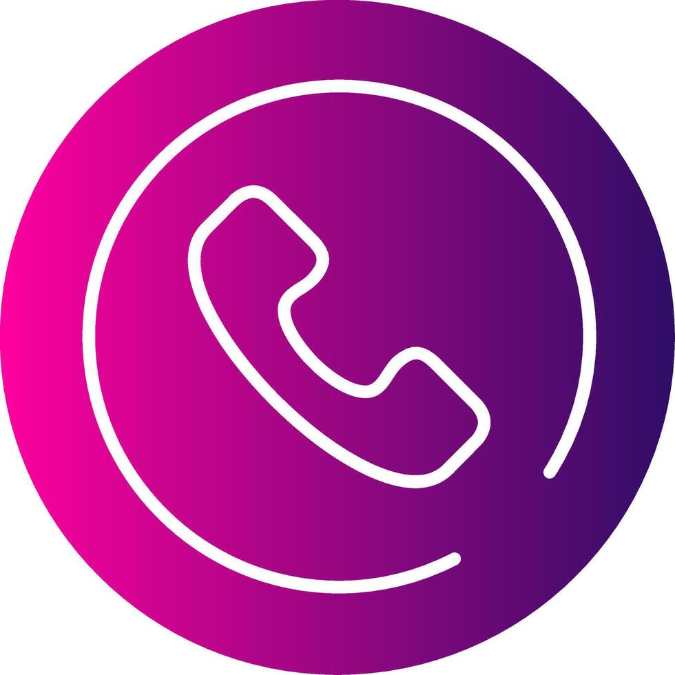 Contact Glyph Gradient vector