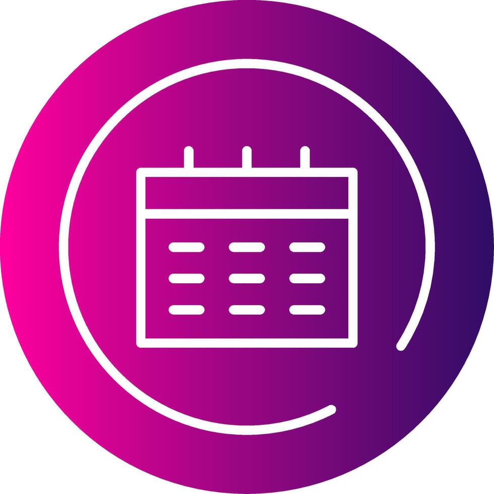 Events Glyph Gradient vector