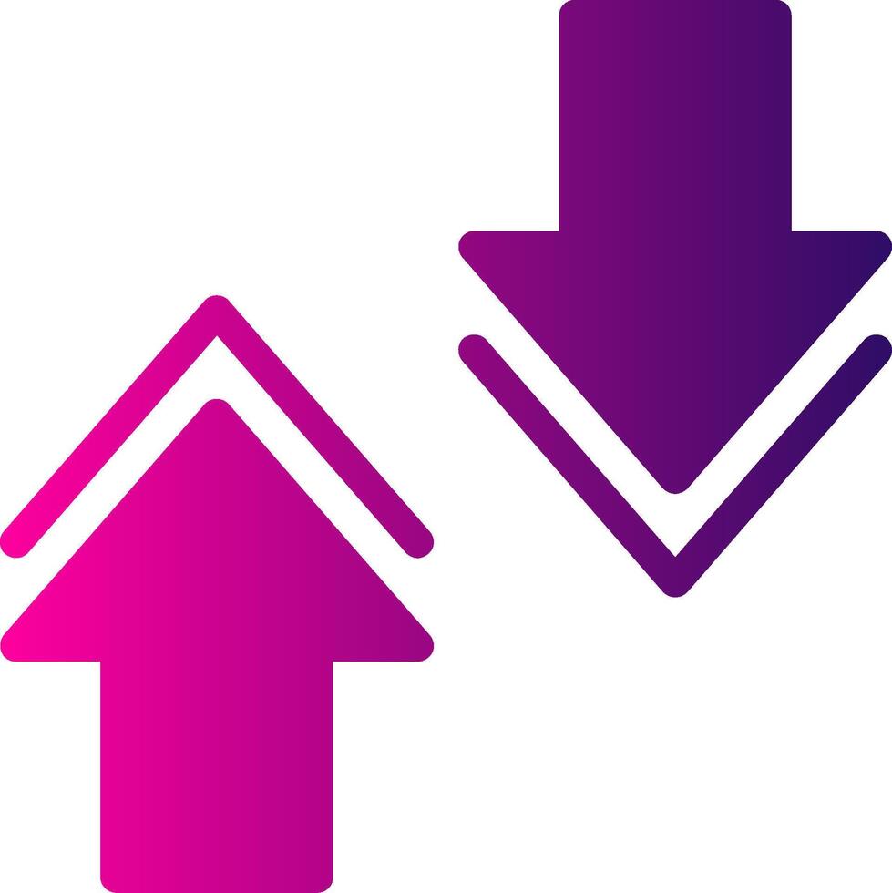 Collapse Glyph Gradient vector