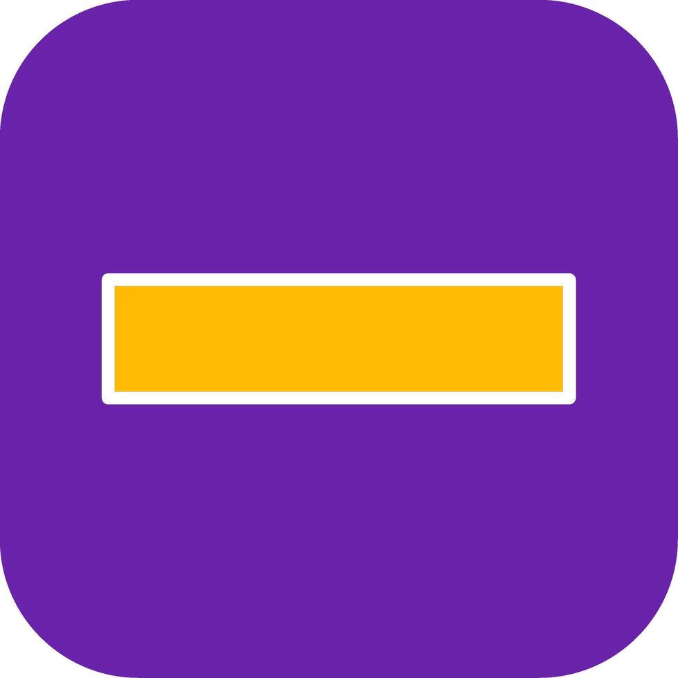 Stop Glyph Two Color vector