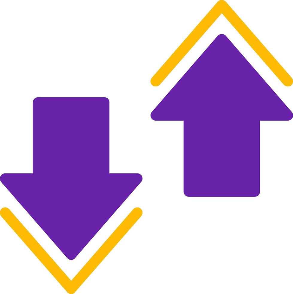 Expand Glyph Two Color vector