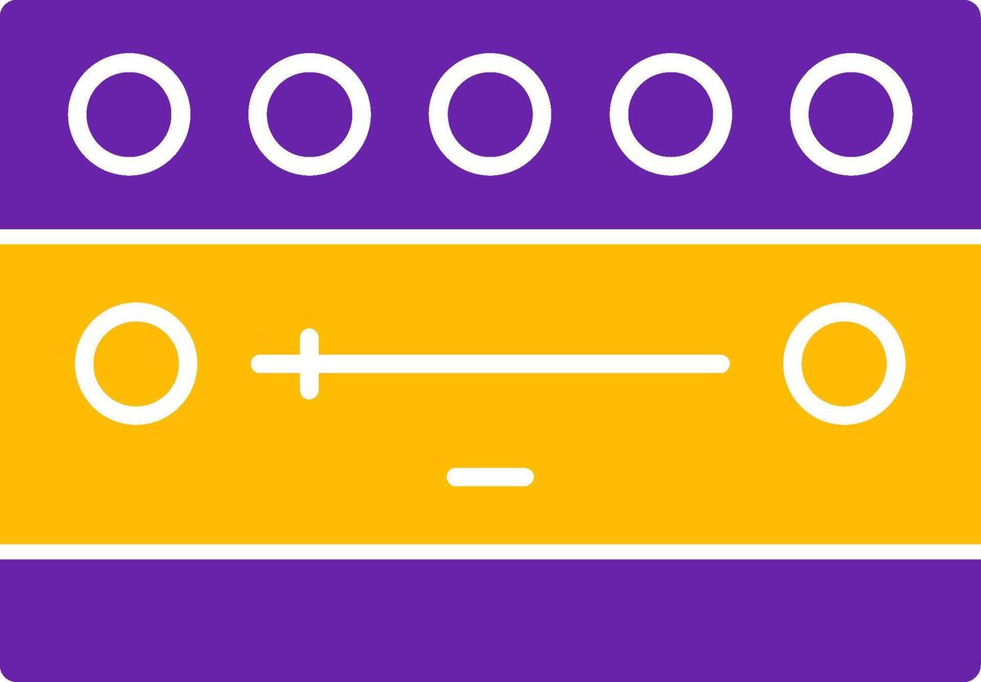 Notification Bar Glyph Two Color vector
